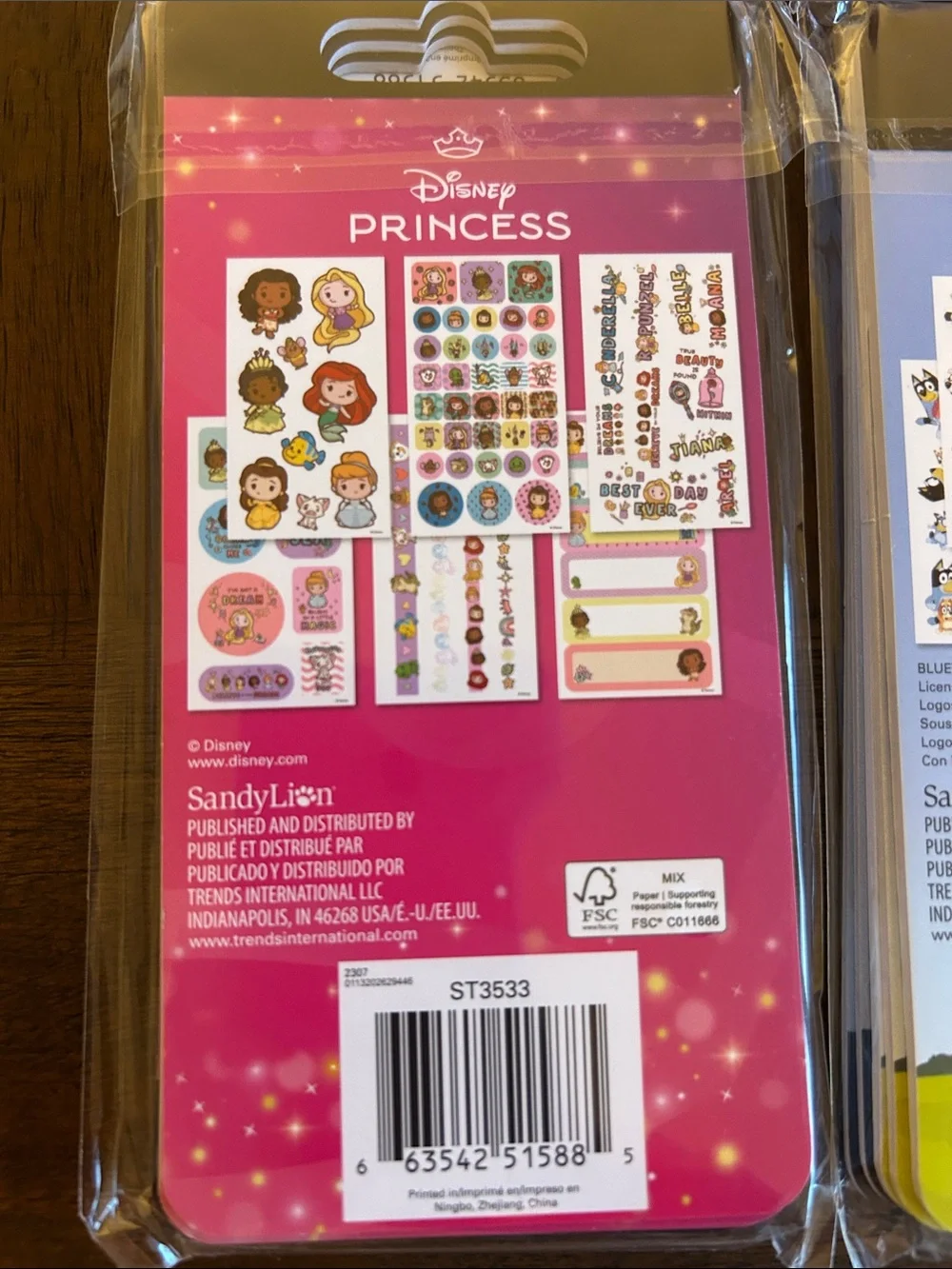 4 packages of 6 pack sets of stickers sealed